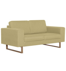 Dvivietė sofa, žalia, audinys