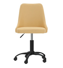 Pasukama biuro kėdė, geltonos spalvos, audinys (330874)