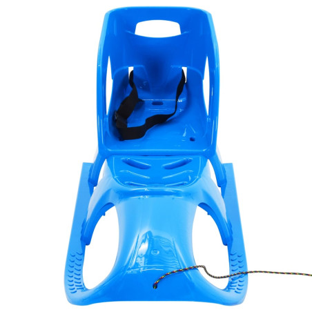 Rogės su sėdyne, mėlynos, 102,5x40x23cm, polipropilenas