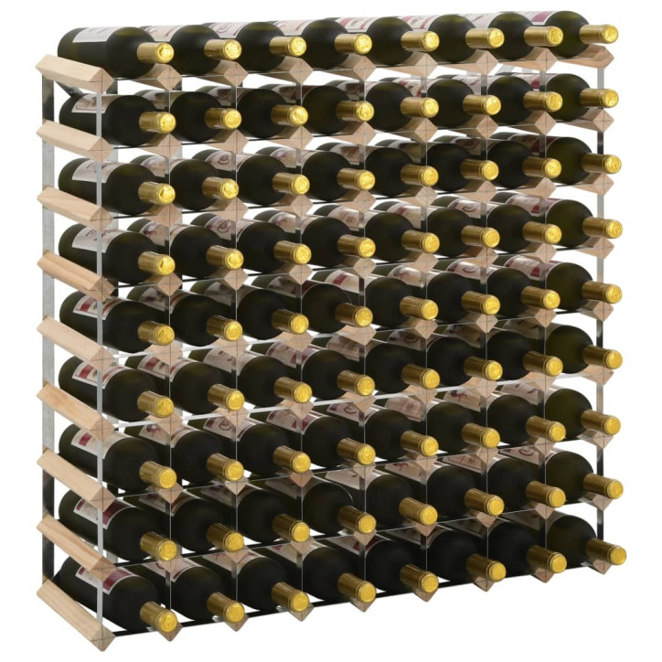 Stovas vynui skirtas 72 buteliams, pušies medienos masyvas