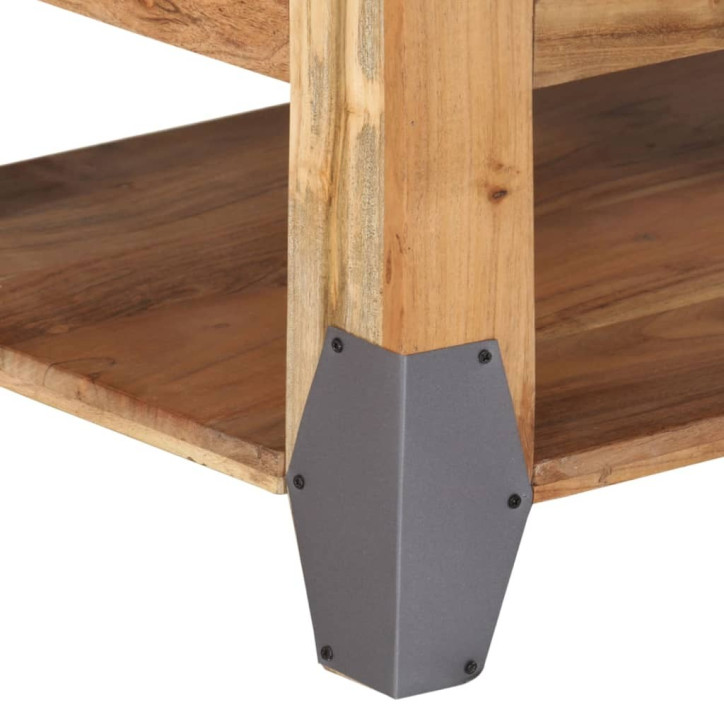 Kavos staliukas, 110x52x45 cm, akacijos medienos masyvas