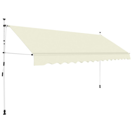 Rankiniu būdu ištraukiama markizė, kreminė, 400cm