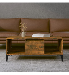 Kavos staliukas, dūminio ąžuolo, 90x50x36,5cm, apdirbta mediena