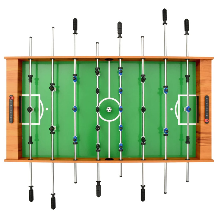 Sulankstomas stalo futbolo stalas, 121x61x80cm, šviesiai rudas