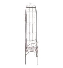 Sodo suoliukas, rudas, 122 cm, geležis, senovinio stiliaus