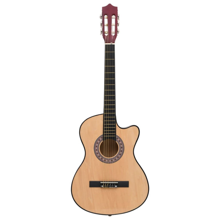 Akustinės gitaros rinkinys, 12 dalių, 38", 6 stygos